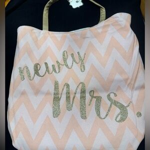 Reversible Mrs bag ready for pre and post marriage day travels